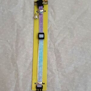 Iridescent Cat Collar with Bell